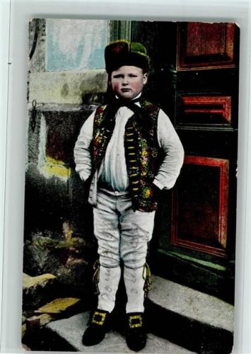 Schwälmer Knabe im Sonntagsstaat Nr. 50074 Verlag Bruno Hansmann