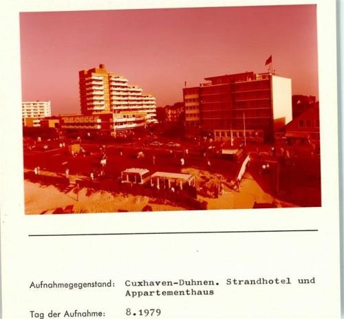 Duhnen Foto montiert auf Karton