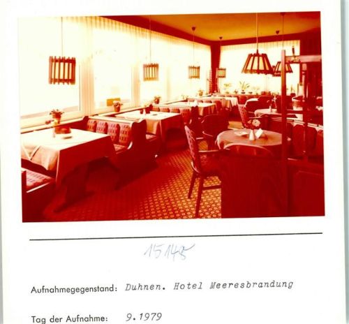 Duhnen Foto montiert auf Karton