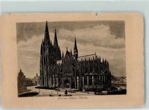 Köln Altstadt-Süd 101 Radierung Dom