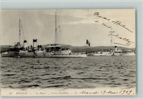 Bizerte Le Duncis Contre-Torpilleur Schiffe