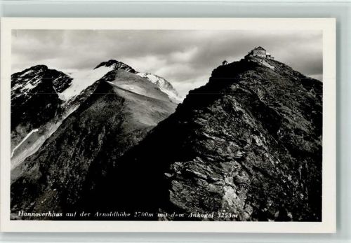 Hannoverhaus Hannoverhaus auf der Arnoidhöhe mit dem Ankogel Hüttenstempel