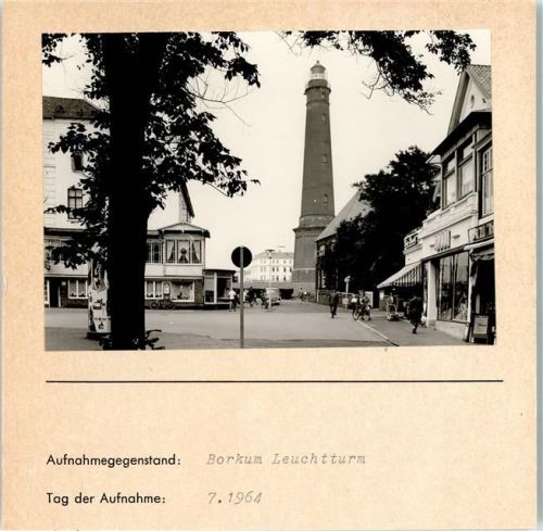 Borkum Leuchtturm Litfaßsäule