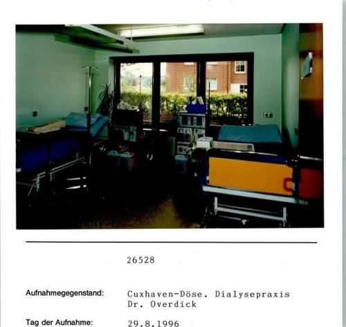 Cuxhaven Cuxhaven Döse Dialysepraxis Dr. Overdick Foto montiert auf Karton