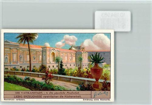 Die Vatikanstadt Nr. 3 Pinakothek, Sammelbild Liebig