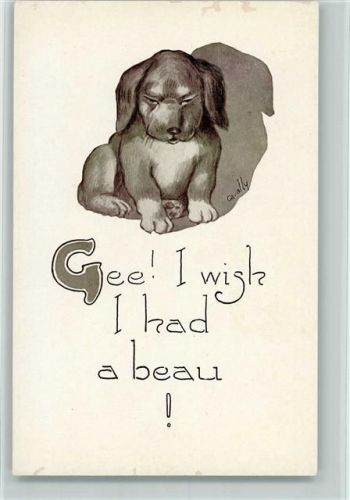 Sitzender Hund sig Cavally