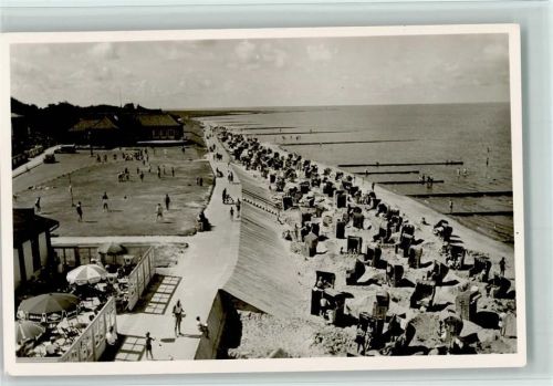 Duhnen Promenade Strand Strandkörbe