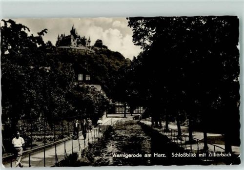 Wernigerode Schloßblick mit Zillierbach