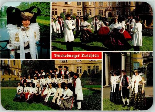 Röcke Bückeburger Trachten Festtracht Schloß Windmühlenflügel Varianten der Festtracht