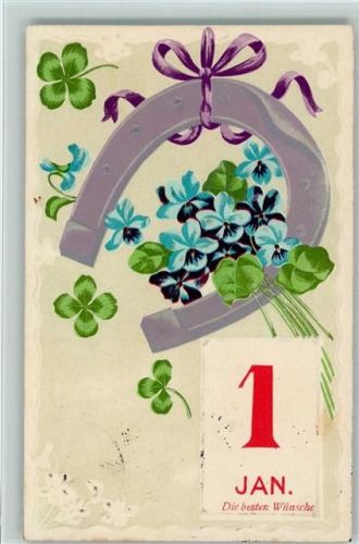 1913 Datum 1. Januar AK