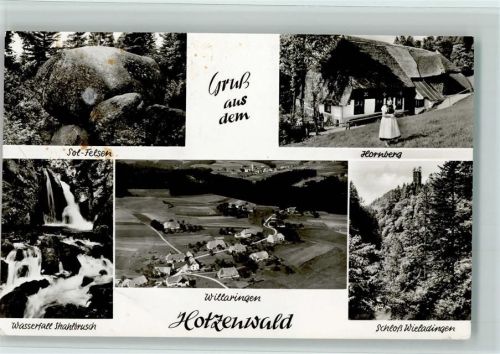 Willaringen Hotzenwald Sol-Felsen Wasserfall Strahlbrusch Gesamtanischt Willaringen Hornberg Schloß Wieladingen Mehrfachaufnahme