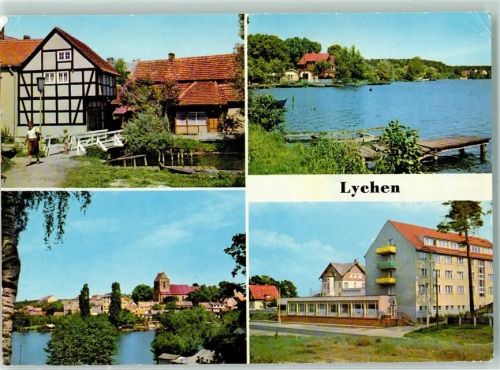 17279 O2093 Lychen - Oberfuhlsee Stadtsee FDBG-Erholungheim Bertold Brecht