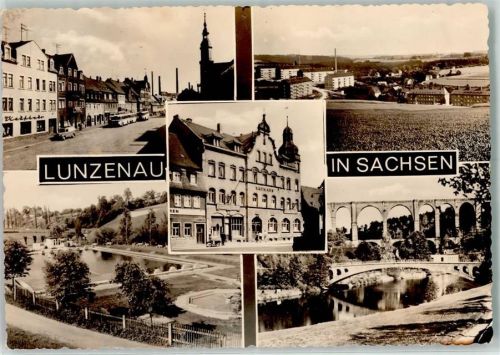 Lunzenau Viadukt Schwimmbad Rückseite mit Abschürfungen bzw Kleberesten