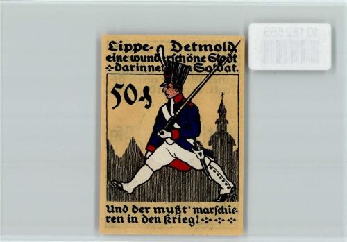 Detmold Notgeld Soldat