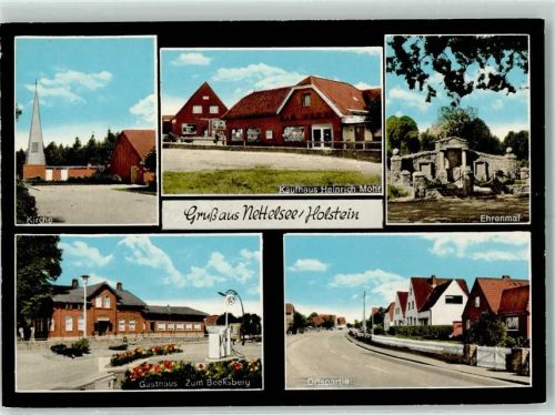 Nettelsee Kirche Kaufhaus Heinrich Mohr Ehrenmal Gasthaus Zum Beeksberg
