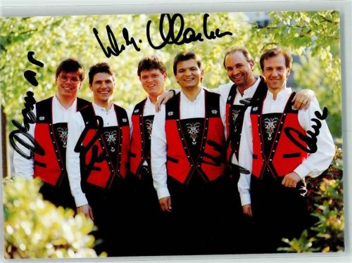 Die jungen Klostertaler Originalautogramm