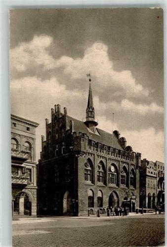 Marienburg 1948 Rathaus AK
