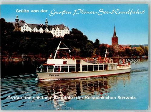 Plön Plöner See Ausflugsschif Stadt Plön
