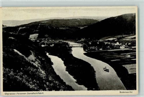 Bodenwerder Weser Schiffe Oberweser Personen Dampfschiffahrt