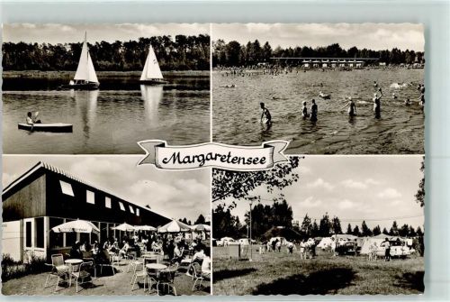 Lipperbruch Margaretensee Segelboote Strandbad Campingplatz