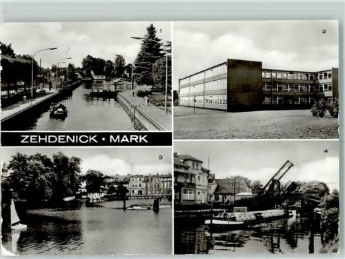 16792 O1434 Zehdenick - Schleuse Karl-Marx Schule Zugbrücke