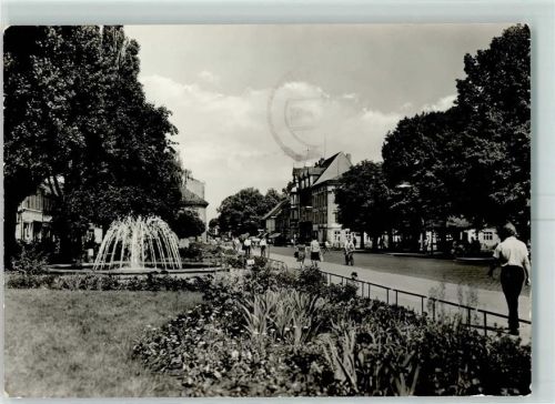 16816 O1950 Neuruppin - Karl-Marx-Straße Springbrunnen