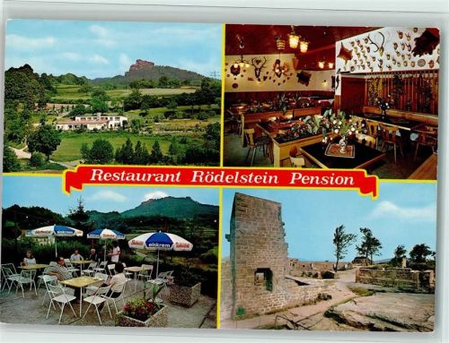 Oberschlettenbach Restaurant Rödelstein Innenansicht