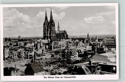 Köln Altstadt-Nord 103 Dom im Trümmerfeld