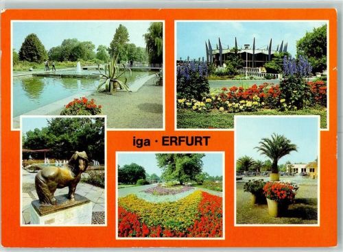 Erfurt IGA Parkanlagen Messehalle Skulptur