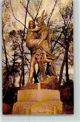 Minneapolis Statue Minnehaha and Hiawatha Statue AK