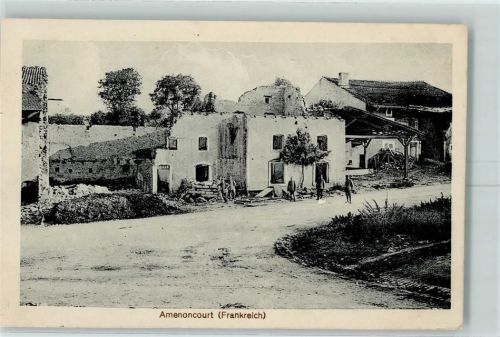 Amenoncourt 1916 Feldpost WK I