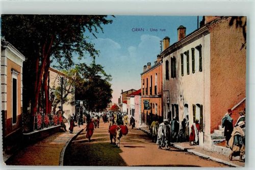 Oran 1939 Une rue AK