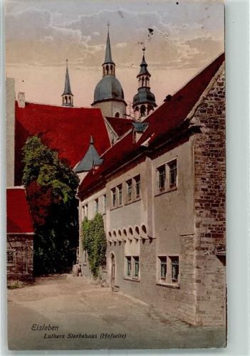 Lutherstadt Eisleben Luthers Sterbehaus Hofseite