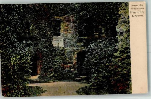 Grimma Inneres der Klosterruine Nimbschen
