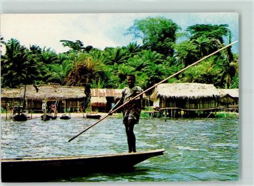 Lagos Fishing Village along Epe Lagoon Lagos