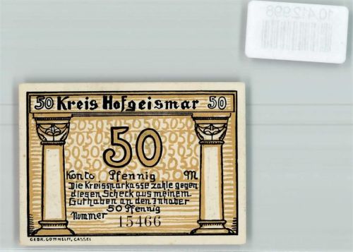 Hofgeismar Notgeld