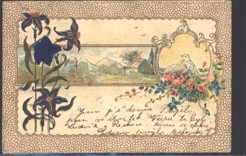 1905 Prägedruck AK