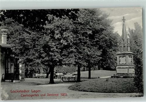 Lockstedter Lager 1898 Casinogarten Denkmal 70/71