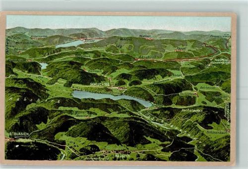 Schluchsee Vogelschau Schluchsee und Umgebung