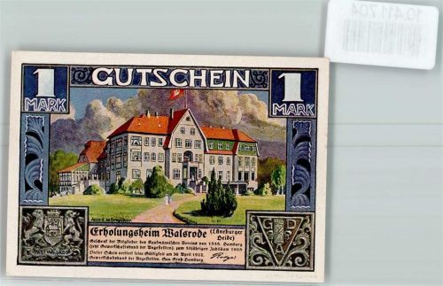 Walsrode Notgeld Erholungsheim