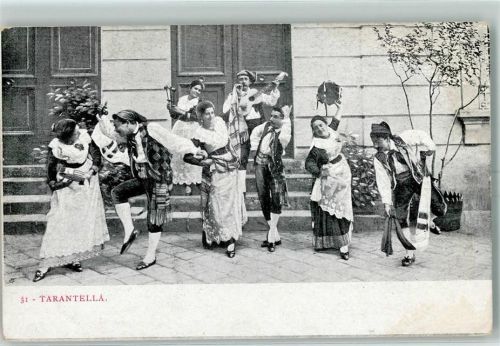 Italien Tarantella Tanz AK