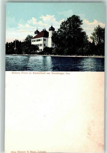 Ammerland Schloß Pocci Starnberger See Stempel Sanatorium Rottmannshöhe