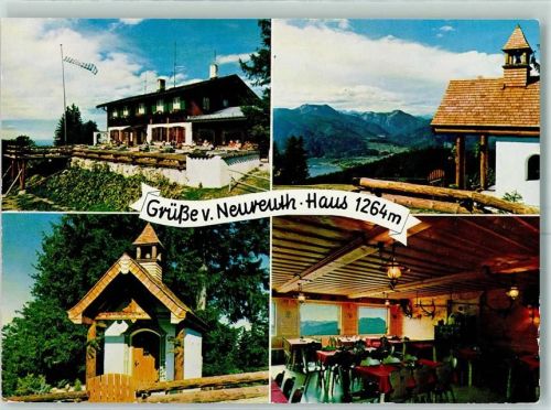 Tegernsee Berggasthaus Neureuth Hüttenstempel