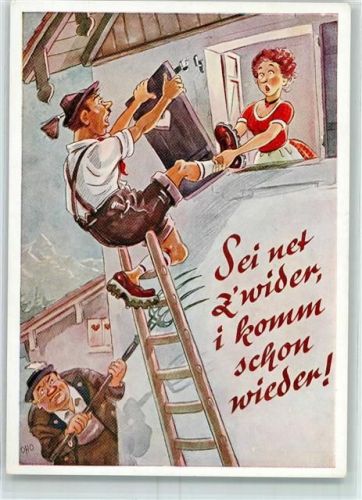 München Fensterln Humor