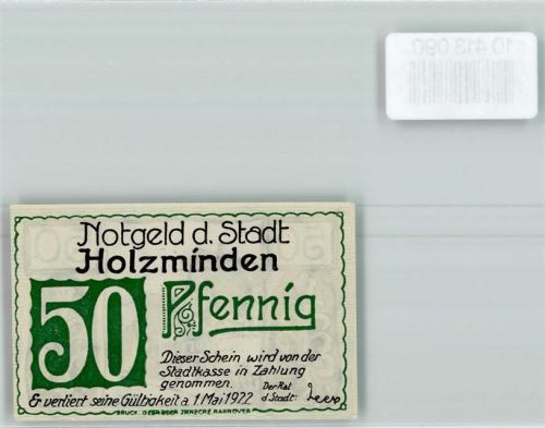 Holzminden Notgeld