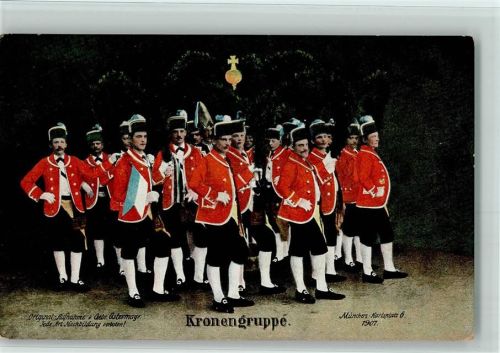 Kronengruppe - Schefflertanz 1907 AK