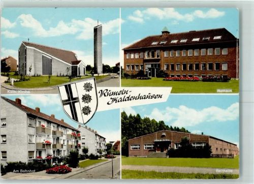 47051 W4100 Rumeln-Kaldenhausen - Kath. Kirche Rathaus Reithalle Am Bahnhof