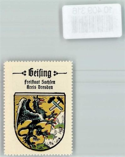 Geising Vignette Wappen Kaffee Hag ca 1920-1940