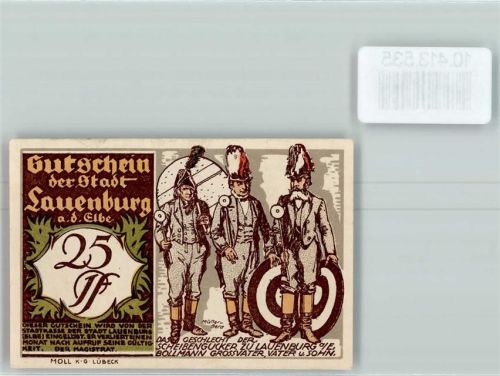 Lauenburg Notgeld Altes Kaufmannshaus