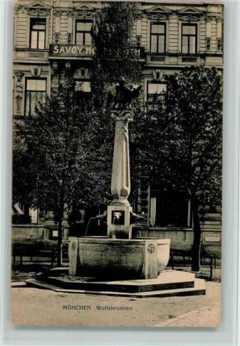 München 1925 Wolfsbrunnen AK